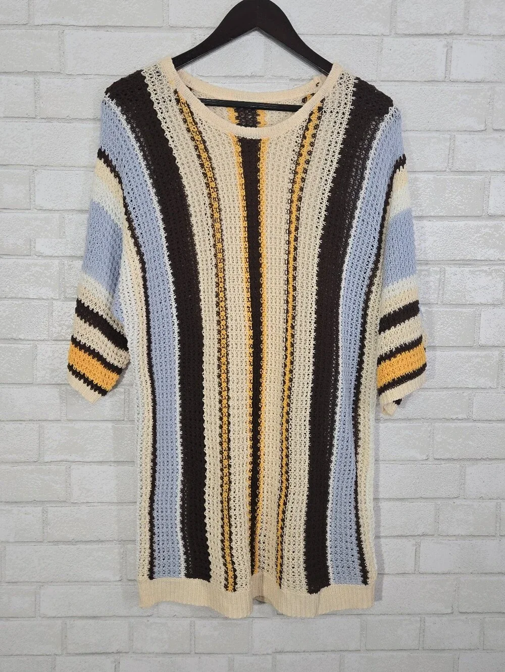 Short sleeve colorful sweater - Picture 5 of 11